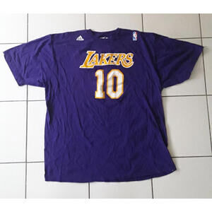 Adidas The Go-To Tee LA Lakers #10 Steve Nash T-Shirt Men Size 2X